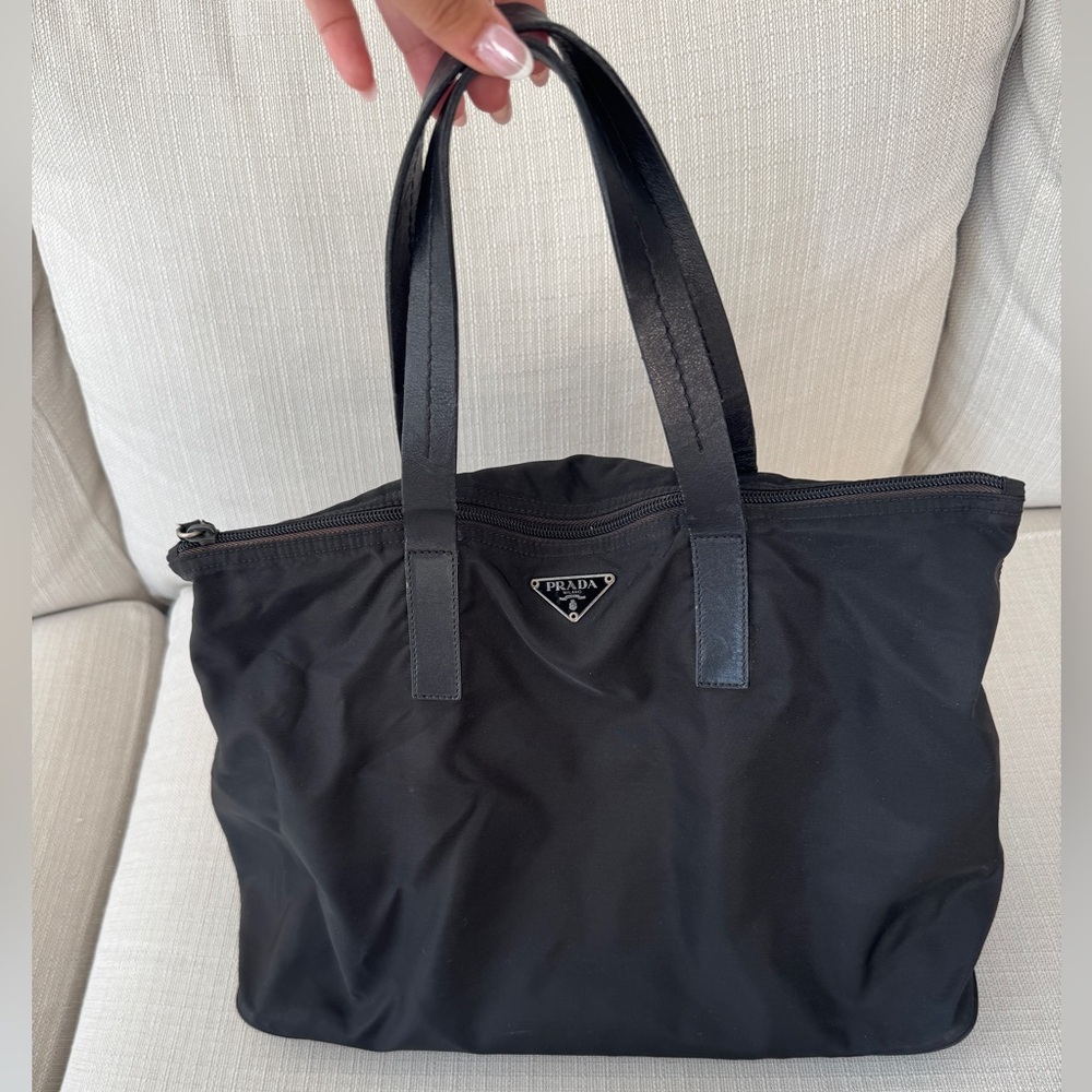 Authentic Prada Black Tote Bag